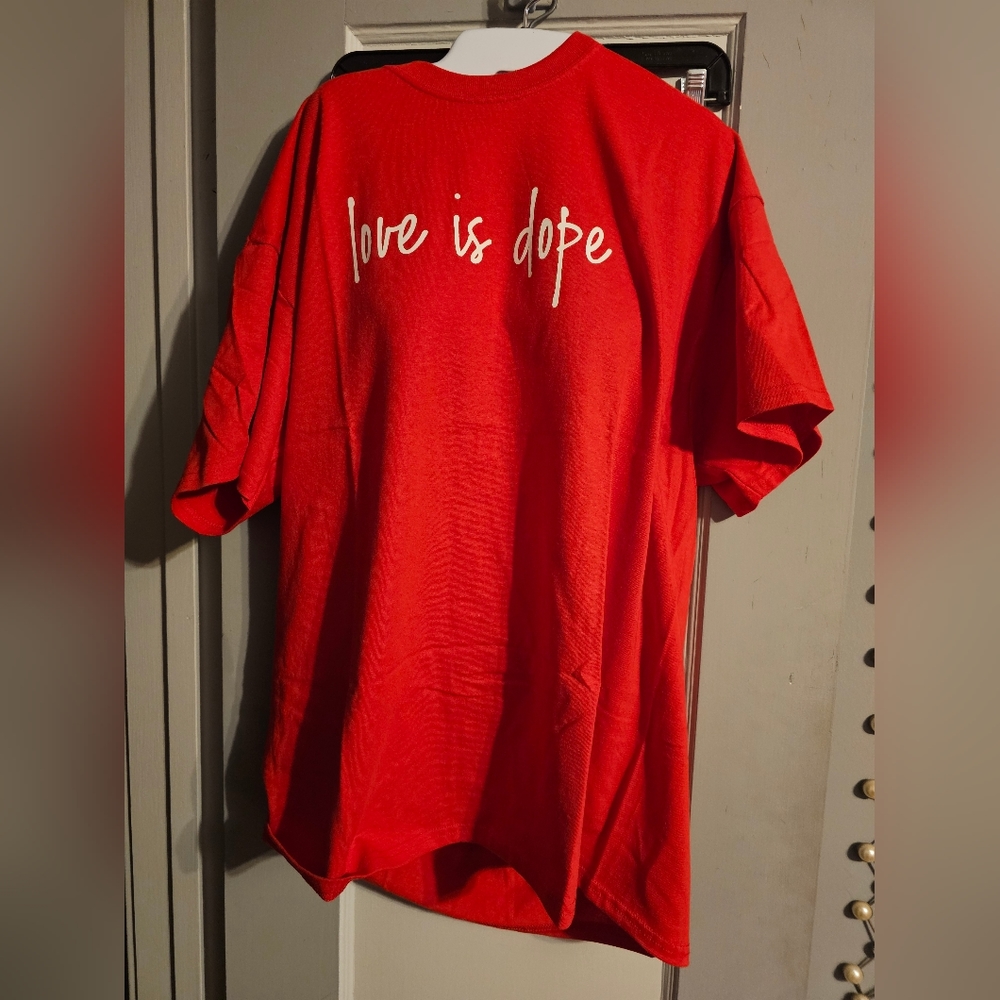 Love is Dope t-shirt new without tags size XL